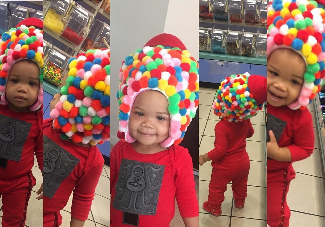 gumball machine baby diy costume