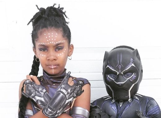 shuri and black panther kids costumes