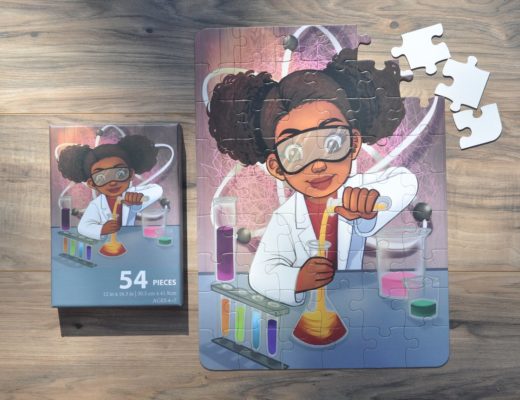puzzle huddle chemist girl jigsaw gift