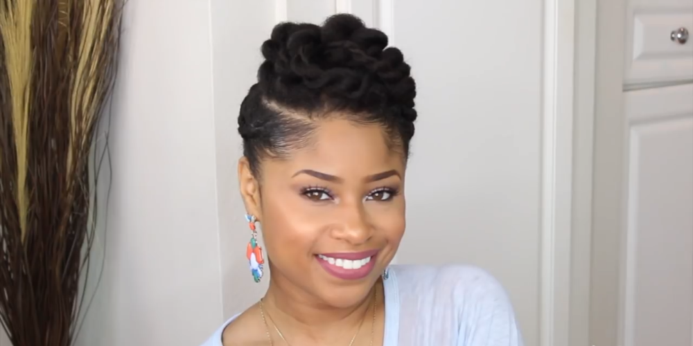 Image of Updo natural hair