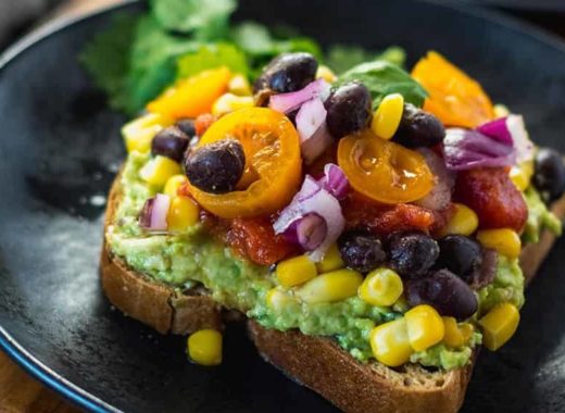 southwestern-avocado-toast-plant-based-breakfast