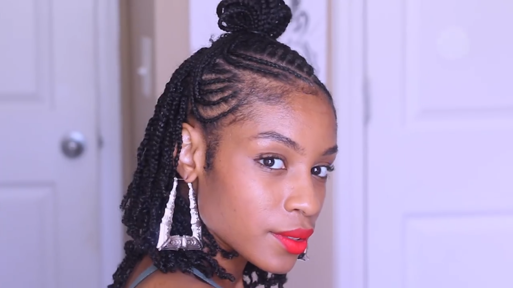 3 Box Braids Style Tutorials You Can Do Without Extensions Naturally You Magazine