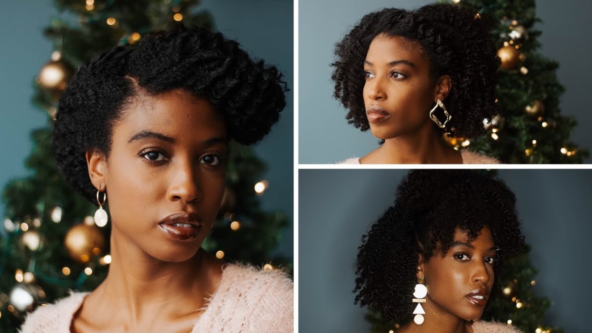 easy natural hairstyles for the holidays